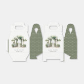 Ballotins Classé Français Jardin Paysage Mariage d'aquarelle (Déplié)