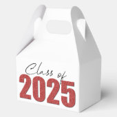 Ballotins Classe Parties scintillant rouge de 2025 (Verso)