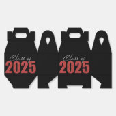 Ballotins Classe Parties scintillant rouge de 2025 (Déplié)