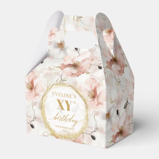 Ballotins Classé Pastel rose Rustique or Ballotin d'annivers (Verso)