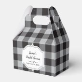 Ballotins Classic Buffalo Plaid Check Black White Event (Arrière)