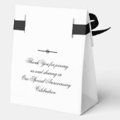Ballotins Classic Chic Grand Mariage blanc Anniversaire (Verso)