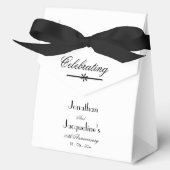 Ballotins Classic Chic Grand Mariage blanc Anniversaire (Recto)