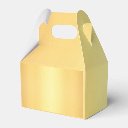 Ballotins Classic Elegant Gold Merci boîte de mariage Favor (Arrière)