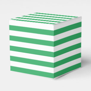 Ballotins Classic minimal moderne vert et blanc rayé