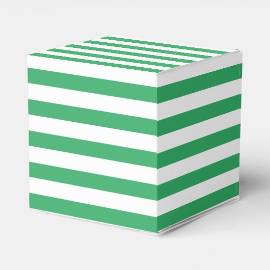 Ballotins Classic minimal moderne vert et blanc rayé (Arrière)