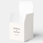 Ballotins Classic Monogram Simple White Wedding (Ouvert)