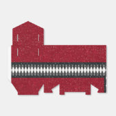 Ballotins Classic noir blanc rouge arlequin Jacquard diamant (Déplié)