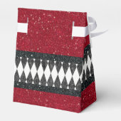 Ballotins Classic noir blanc rouge arlequin Jacquard diamant (Arrière)