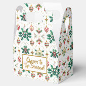 Ballotins Classic Ornaments & Holly Christmas Pattern (Ouvert)