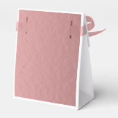 Ballotins Classic Rose Gold Minimalist Design Holidays (Arrière)