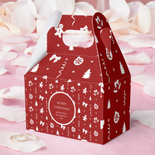 Ballotins Classique Biscuit de Noël Rouge et Blanc de Noël