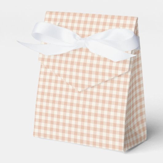 Ballotins Classique Gingham Début d'Automne | Abricot Chaud (Verso)