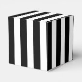 Ballotins Classique rayé blanc et noir Classique 2x2x2 (Arrière)