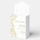 Ballotins Classy Gold Damask 40e anniversaire (Ouvert)