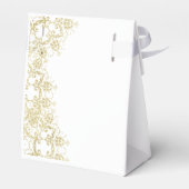 Ballotins Classy Gold Damask 40e anniversaire (Arrière)