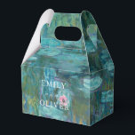 Ballotins Claude Monet Water Lilies Mariage<br><div class="desc">Boîtes de faveur de mariage avec peinture Claude Monet Water Lilies.</div>