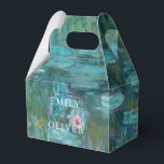 Ballotins Claude Monet Water Lilies Mariage<br><div class="desc">Boîtes de faveur de mariage avec peinture Claude Monet Water Lilies.</div>