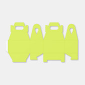 Ballotins Clé de couleur solide jaune vert (Déplié)