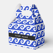 Ballotins Clé de méandre grecque, Clé de vague, Bleu, Votre  (Verso)