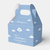 Ballotins Cloud bleu pastel doux 9 baby shower garçon (Arrière)
