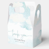 Ballotins Cloud Nine Bleu Fête des mariées blanche merci (Ouvert)