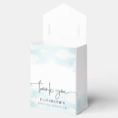 Ballotins Cloud Nine Bleu Fête des mariées blanche merci (Ouvert)