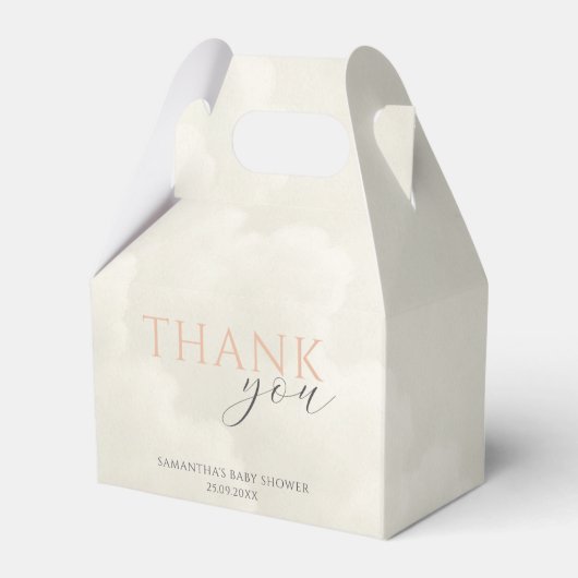 Ballotins Cloud Nine Modern Baby Shower Thank You (Verso)