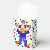 Ballotins Clown de cirque en jonglage mignon sur Polka Dot (Ouvert)
