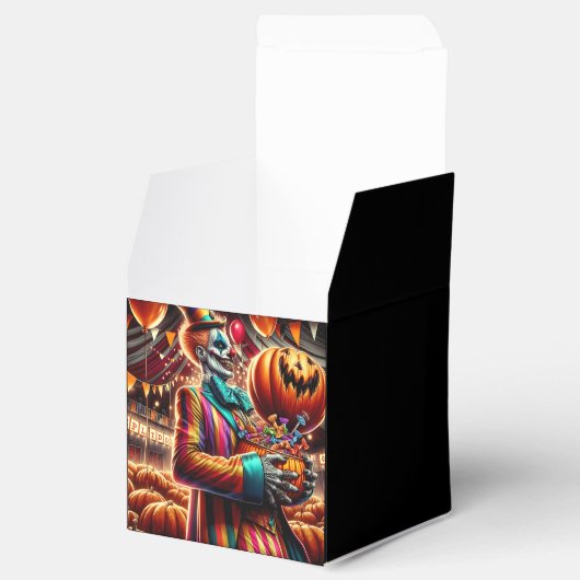 Ballotins Clown effrayant avec Jack O' Lantern Halloween (Ouvert)