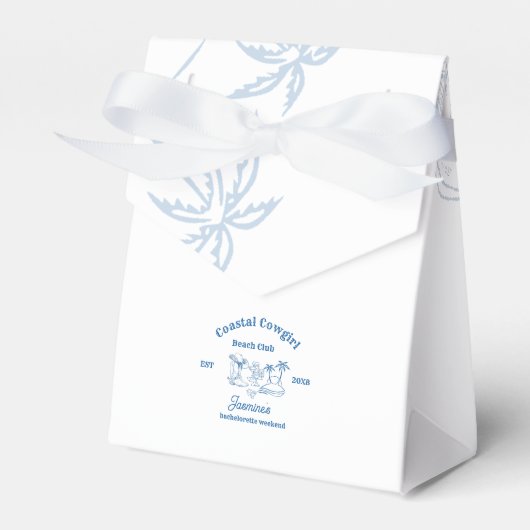 Ballotins Coastère cowgirl Blue Ocean Bachelorette week-end (Verso)