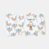 Ballotins Cockapoo rouge Merci d'anniversaire Cavapoo (Déplié)