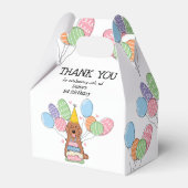 Ballotins Cockapoo rouge Merci d'anniversaire Cavapoo (Verso)