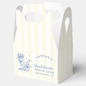 Ballotins Cocktail Retro Moderne Bachelorette Bleu (Ouvert)