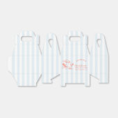 Ballotins Cocktail Retro Moderne Bachelorette Orange & Bleu (Déplié)