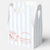 Ballotins Cocktail Retro Moderne Bachelorette Orange & Bleu (Ouvert)