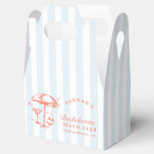 Ballotins Cocktail Retro Moderne Bachelorette Orange & Bleu (Ouvert)