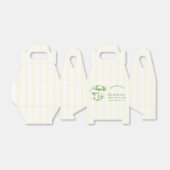 Ballotins Cocktail Retro Moderne Bachelorette Vert & Jaune (Déplié)