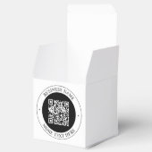 Ballotins Code QR avec nom d'entreprise Texte circulaire mod (Ouvert)