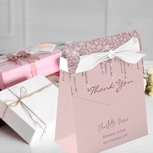 Ballotins Code QR d'affaires avec gouttes de paillettes en o