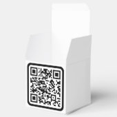 Ballotins Code QR moderne modifiable | Noir Blanc ou Toute C (Ouvert)