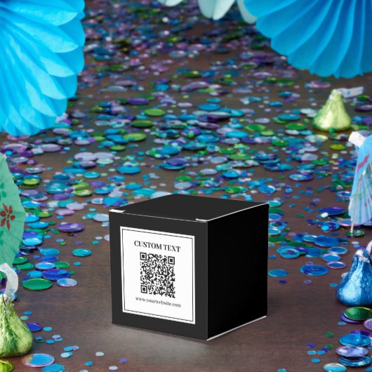 Ballotins Code QR professionnel | Noir & Blanc (Fête)