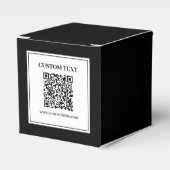 Ballotins Code QR professionnel | Noir & Blanc (Verso)