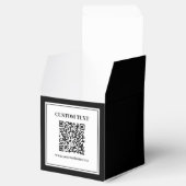 Ballotins Code QR professionnel | Noir & Blanc (Ouvert)