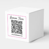 Ballotins Code QR scannable avec écriture manuscrite en scri (Verso)