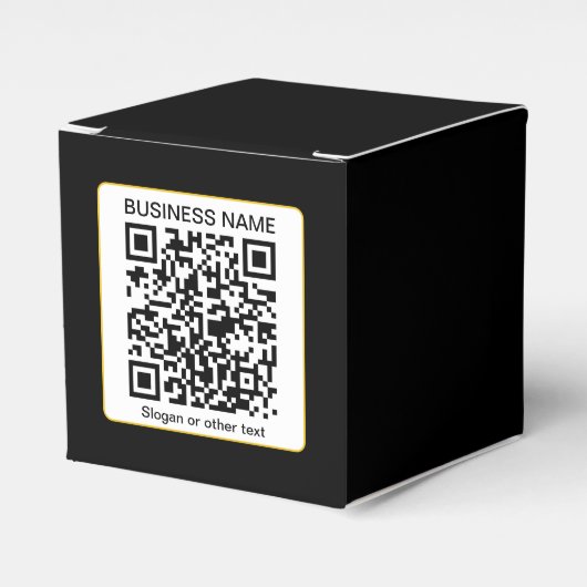Ballotins Code QR scannable modifiable + Nom de votre entrep (Verso)