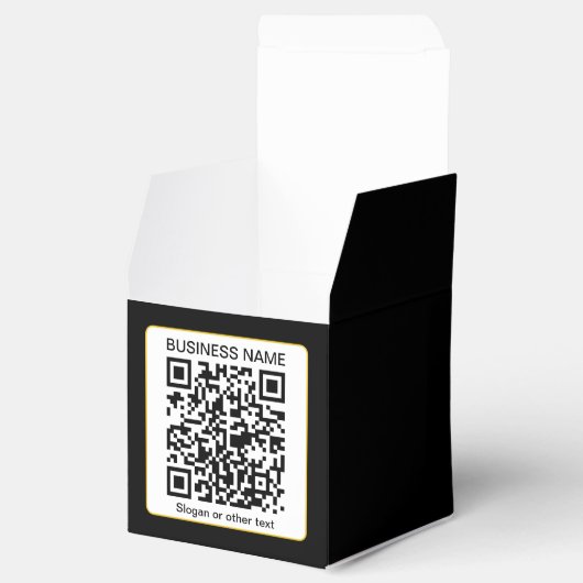 Ballotins Code QR scannable modifiable + Nom de votre entrep (Ouvert)