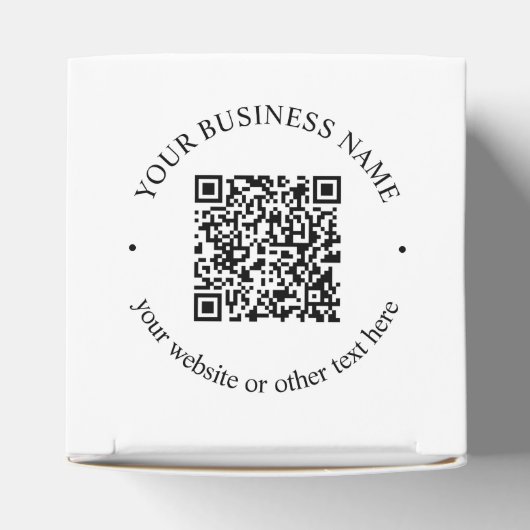 Ballotins Code QR téléchargé Plus Texte circulaire modifiabl (Haut)