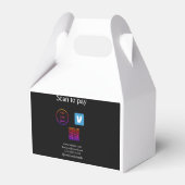 Ballotins Code QR venmo scan pour payer ajouter logo médias (Arrière)