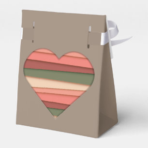 Ballotins Cœur Amour Rayé Saint-Valentin